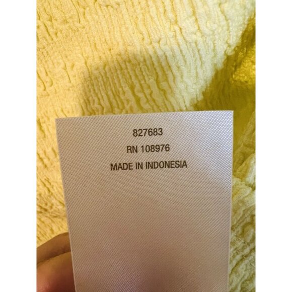 G By Giuliana Chartreuse One Shoulder Short Sleeve Top Size Large City Chic NWOT - Picture 7 of 7